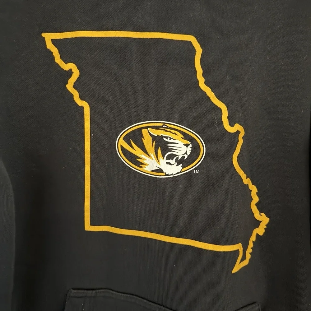 Nike Missouri Tigers‎ Black Sweatshirt Hoodie Size S